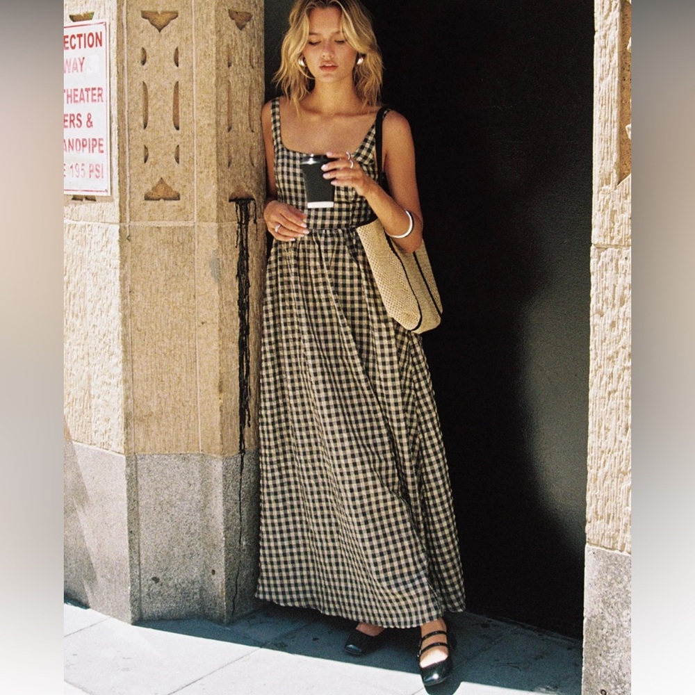 Princess Polly Plaid Maxi dress! SIZE 4 - Picture 5 of 7